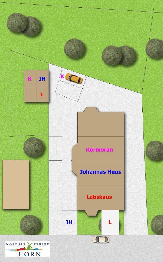 Labskaus Villa Dornumersiel Eksteriør billede